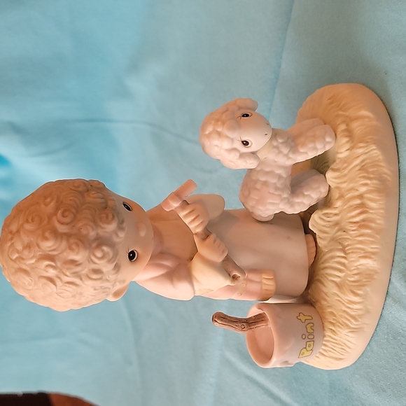 Vintage Precious Moments "His Sheep I Am" E-7161 - Picture 2 of 4